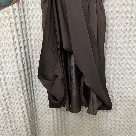 🌈5/$25 BUNDLE! H&M cute satin little black dress LBD - Picture 7 of 7